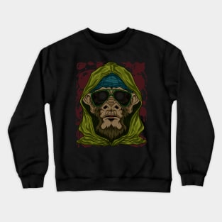 Fashion Monkey street art Crewneck Sweatshirt